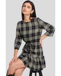 Trendyol Multi Colored Flywheel Mini Dress - Mehrfarbig