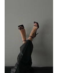 NA-KD Black Chain Detailed High Heels
