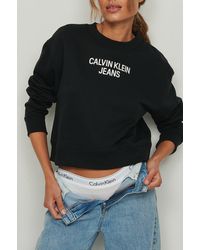 Calvin Klein Black Easy Institutional Crewneck