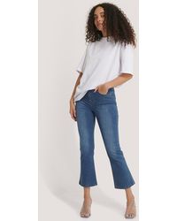 NA-KD Kick-flare Skinny Jeans - Blauw