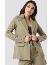 Trendyol Yol Pocket Detailed Jacket - Groen