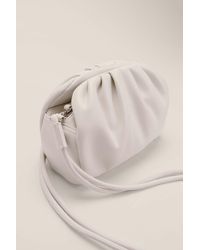 NA-KD Offwhite Small Gathered Pouch Bag - Multicolor