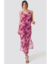 Trendyol Wos Flower Patterned Dress - Meerkleurig