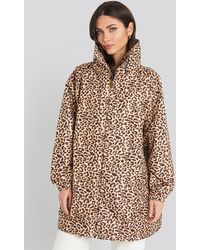 NA-KD Printed Oversized Parkas - Meerkleurig