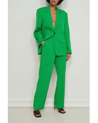 NA-KD Green Recycled Mid Rise Wide Suit Pants