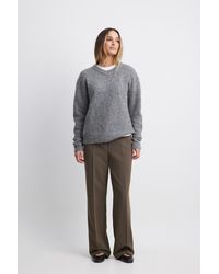 NA-KD - Tailored Mid Waist Suit Pants - Lyst