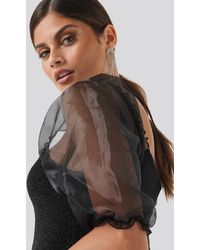 Sisters Point Pumi Short Sleeve Top - Schwarz