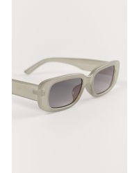 NA-KD Gray Slim Sunglasses