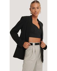 NA-KD Klassieke Blazer - Zwart