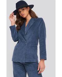 Mango Pan Blazer - Bleu