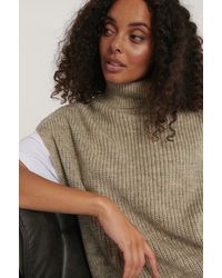 NA-KD Gilet - Beige - Naturel