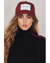 calvin klein baseball cap womens