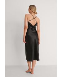 Trendyol Maxi-jurk Met Gekruiste Rug - Zwart