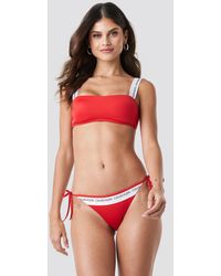 red bikini calvin klein