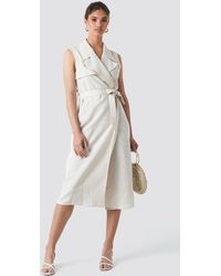 Mango Tere Waistcoat - Naturel