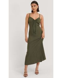 Trendyol Midi-jurk Met Dunne Bandjes - Groen