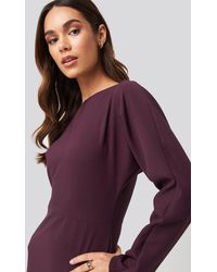 Trendyol Mini Basic Dress - Paars