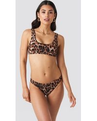 NA-KD Bikinibroek - Bruin