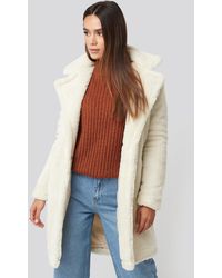 Trendyol Faux Fur Long Coat - Meerkleurig