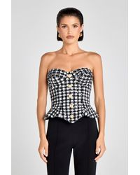 Nadine Merabi - Maya Check Top - Lyst