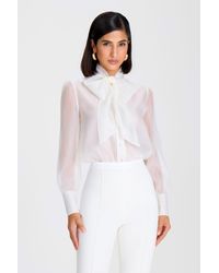 TOP - Nadine Merabi Naomi Bodysuit - Lyst