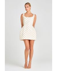 Mini - Nadine Merabi Sofia Ivory Dress - Lyst