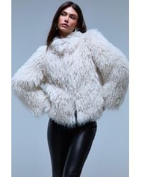 Jacket - Nadine Merabi Kara Cream - Lyst