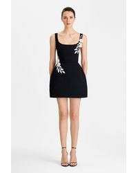 Mini - Nadine Merabi Lana Monochrome Dress - Lyst