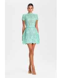 Mini - Nadine Merabi Milly Mint Dress - Lyst