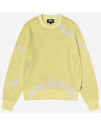 Stussy - Pigment dyed loose gauge sweater - Lyst