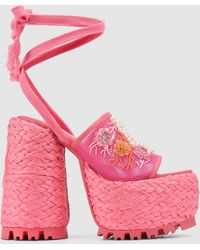 Naked Wolfe - Bluebell Raffia Flowers - Lyst