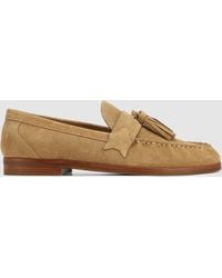 Naked Wolfe - Leather Loafers Lido Tan Suede - Lyst