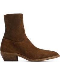 Naked Wolfe Man - Italian-Made Suede Ankle Boots - Lyst