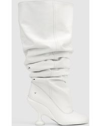 Naked Wolfe - Nappa Leather Pointed-Toe Boots - Lyst