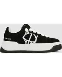 Naked Wolfe - Hairy Cow Suede Slip-On Sneakers - Lyst