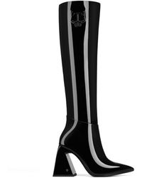Leather Over-the-knee boots for Women | Lyst
