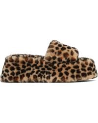 Naked Wolfe - Ivy Shearling Leopard Print - Lyst