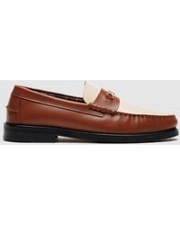 Naked Wolfe - Portuguese Leather Snuff Loafers Metal Trim - Lyst