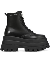 Naked Wolfe Spike White Leather | Lyst