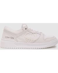Naked Wolfe - Mesh Triple White Slip-On Sneakers - Lyst
