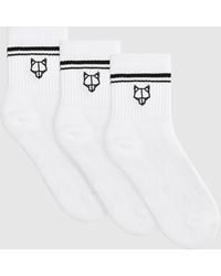 Naked Wolfe - 3 Pack Stripe Socks - Lyst