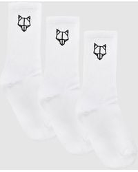 Naked Wolfe - 3 Pack Crew Socks - Lyst