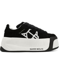 Naked Wolfe - Scandal Black Hairy Cow Suede - Lyst