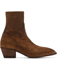 Naked Wolfe Man - Italian Suede Ankle Boots - Lyst
