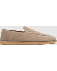Naked Wolfe - The Rare Mule Taupe Suede - Lyst