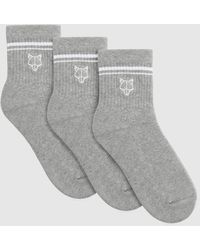 Naked Wolfe - 3 Pack Stripe Socks - Lyst