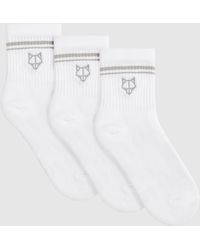 Naked Wolfe - 3 Pack Stripe Socks - Lyst