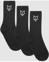 Naked Wolfe - 3 Pack Crew Socks - Lyst