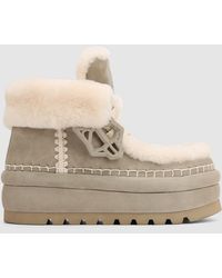 Naked Wolfe - Bambi Yetti Stone Suede - Lyst