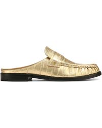 Naked Wolfe Suri Eel Print Leather in White | Lyst